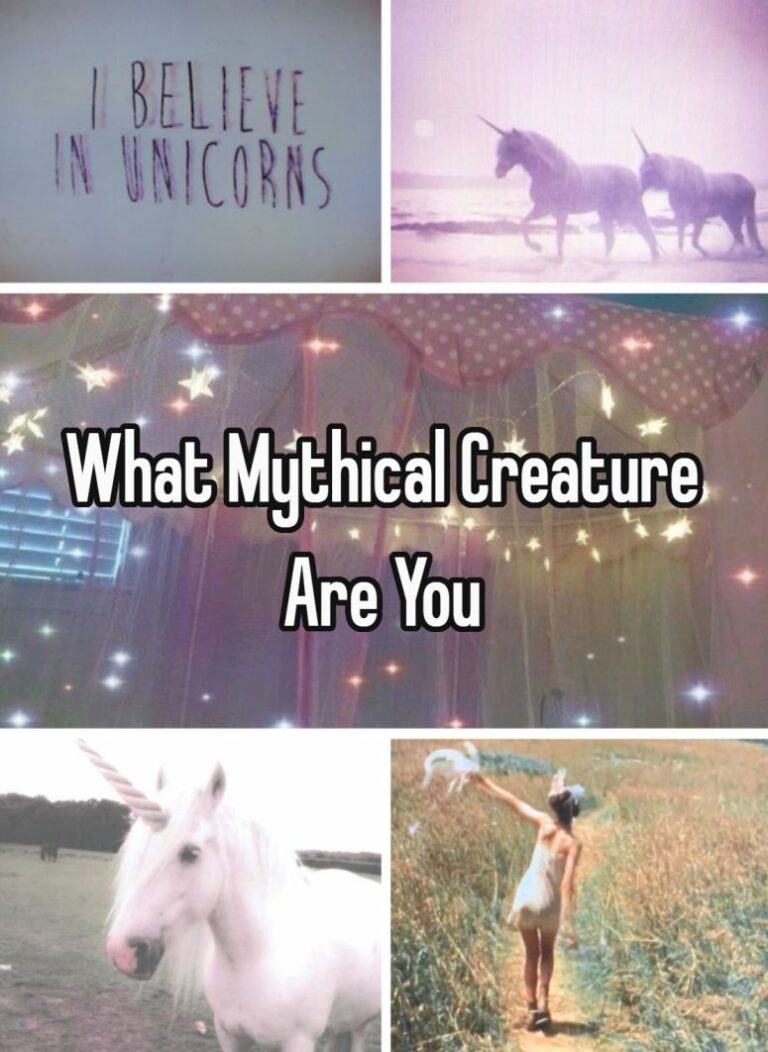 What Mythical Creature Are You (but I’m brutally honest and deep)