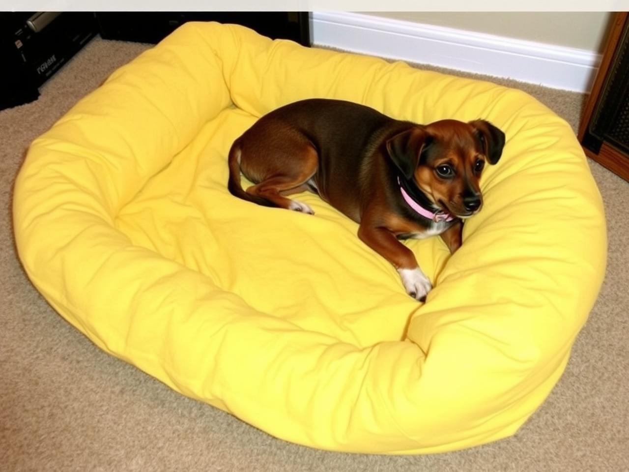 Use an Old T-Shirt as a DIY Pet Bed Cover