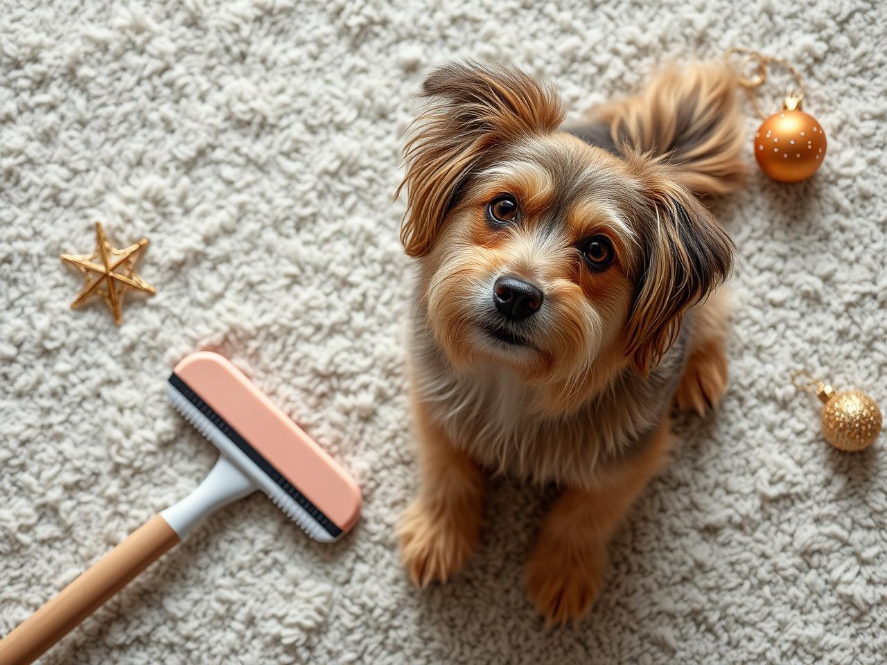 Use a Squeegee to Remove Pet Hair from Carpets
