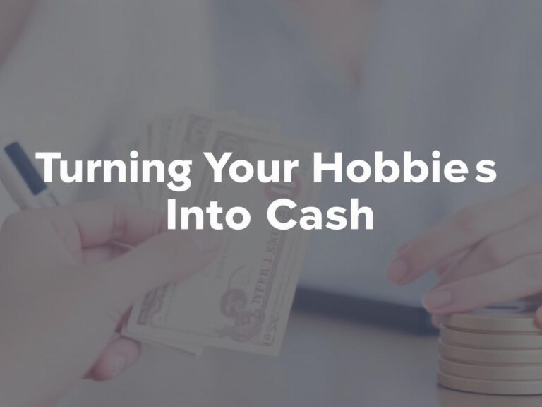 Turning Your Hobbies Into Cash