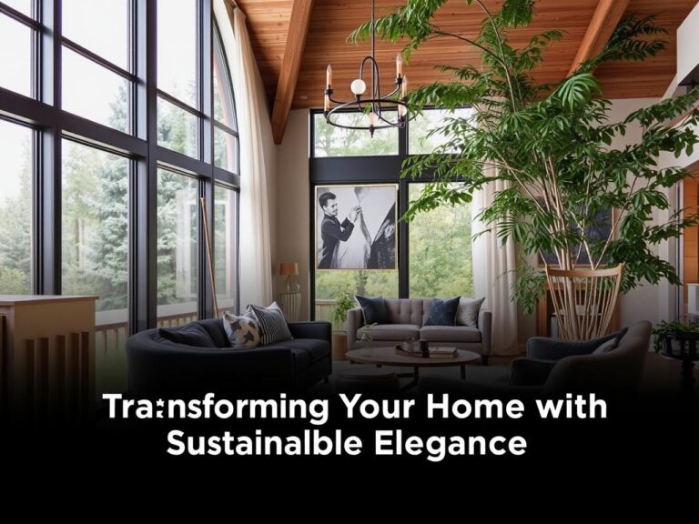 Eco-Chic: Transforming Your Home with Sustainable Elegance