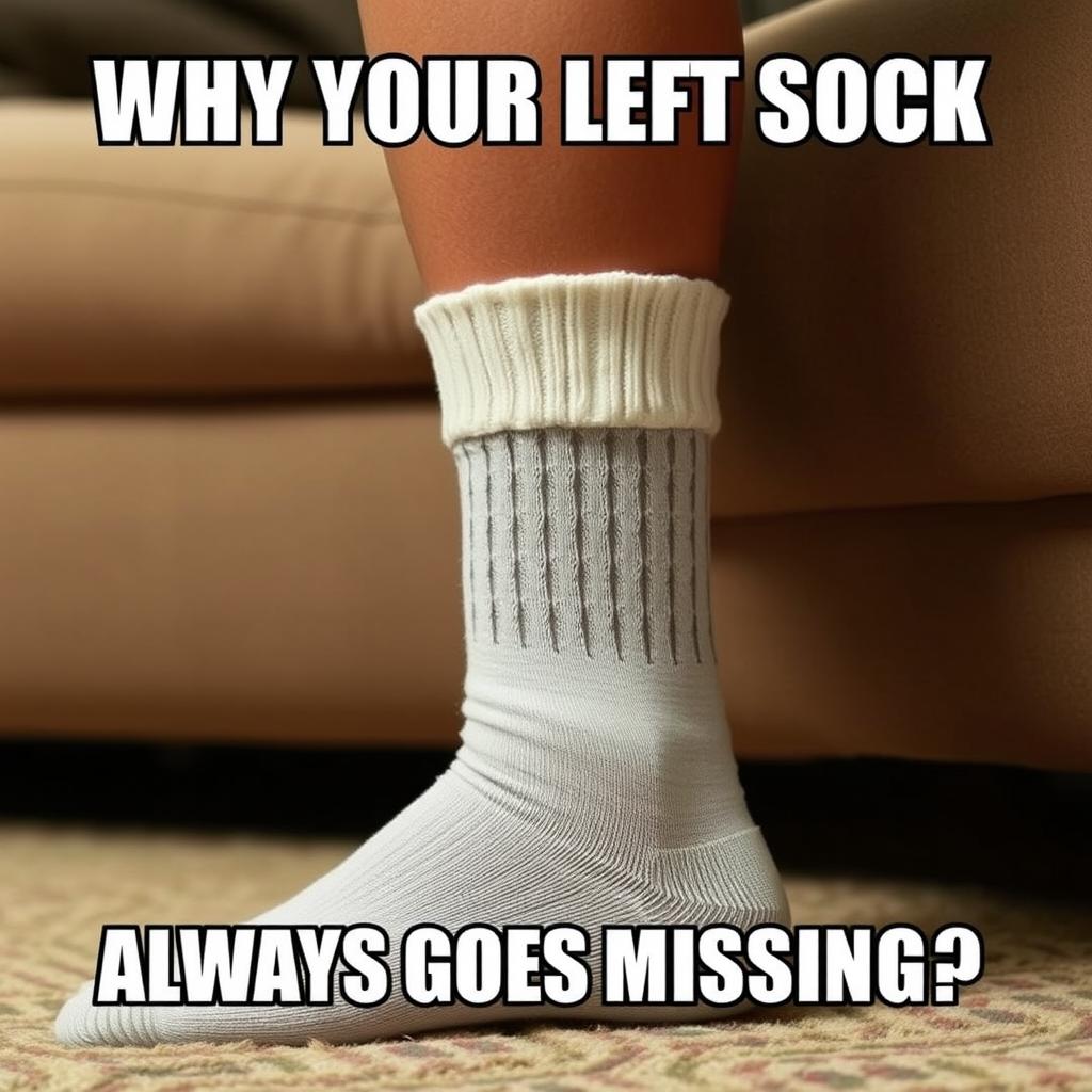 Why Your Left Sock Always Goes Missing
