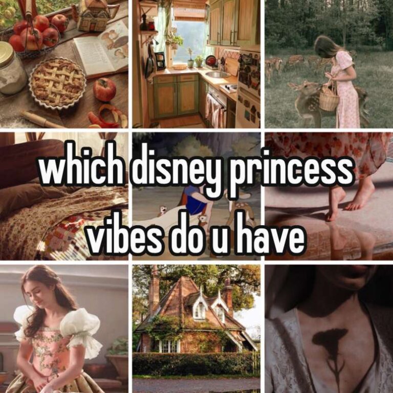 which disney princess vibes do u have