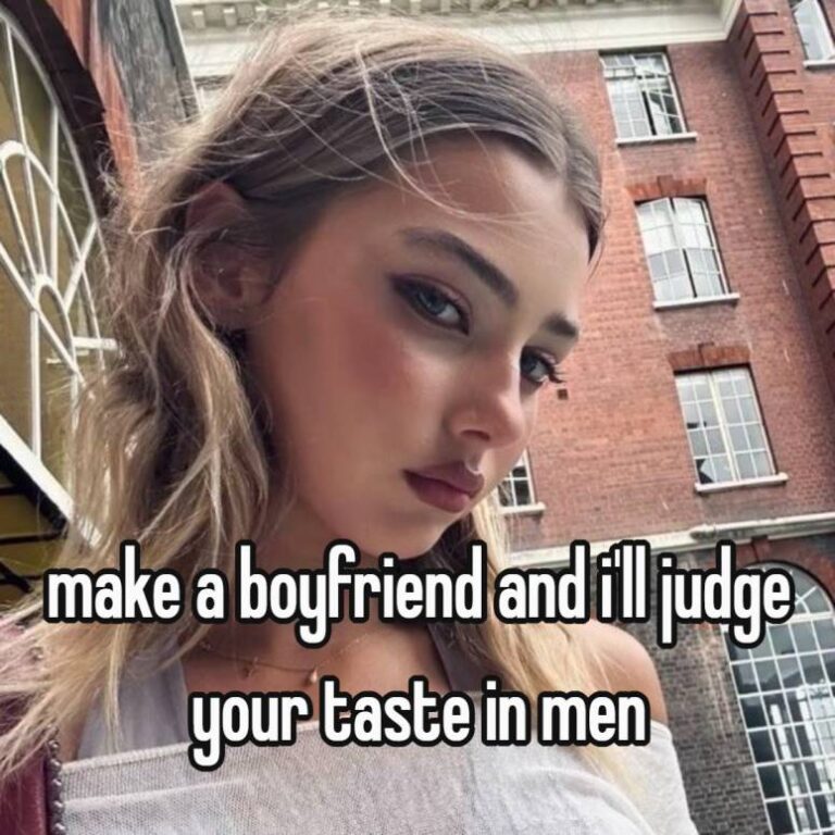 make a boyfriend and i’ll judge your taste in men