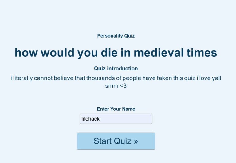 how would you die in medieval times