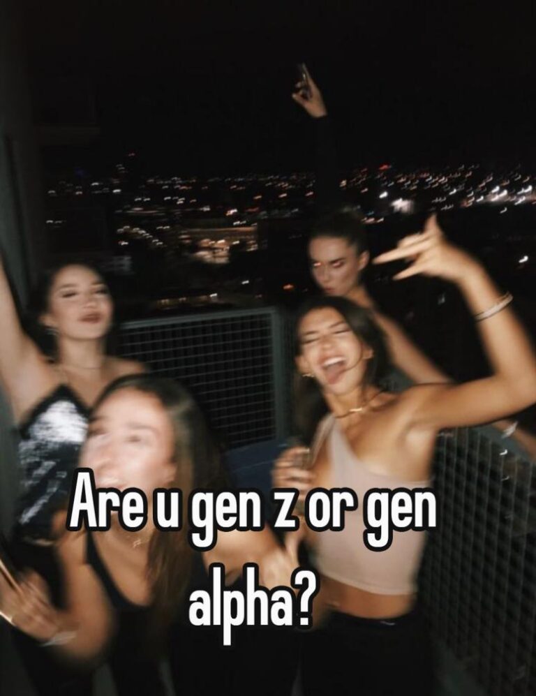 Are u gen z or gen alpha?