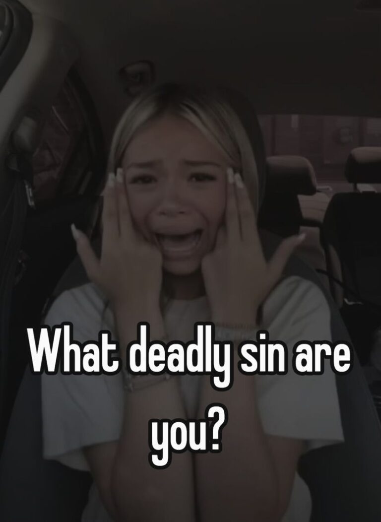 What deadly sin are you?