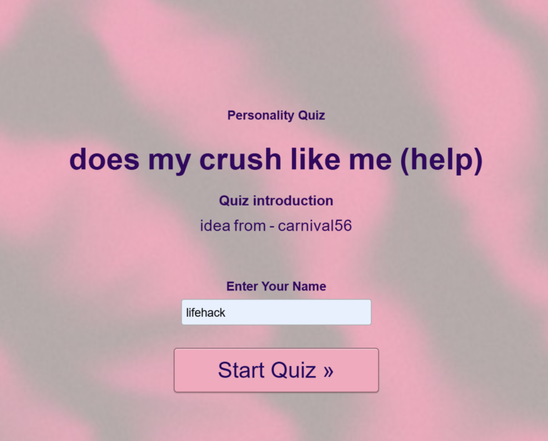 Does My Crush Like Me?