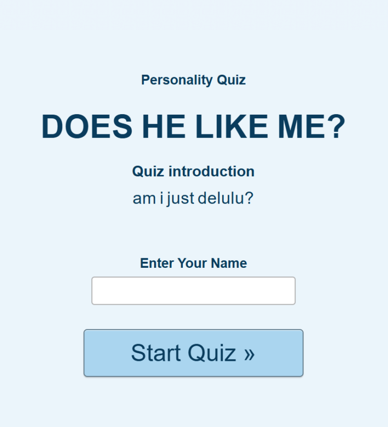 does he like me quiz