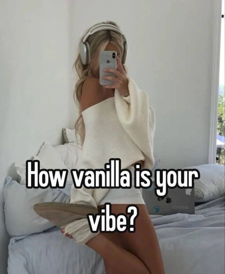 how vanilla is your vibe?