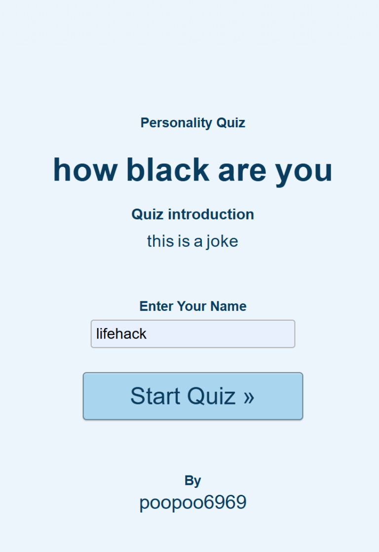 how black are you