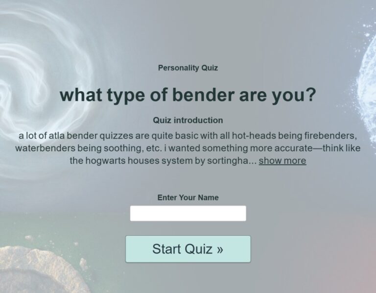 what type of bender are you?