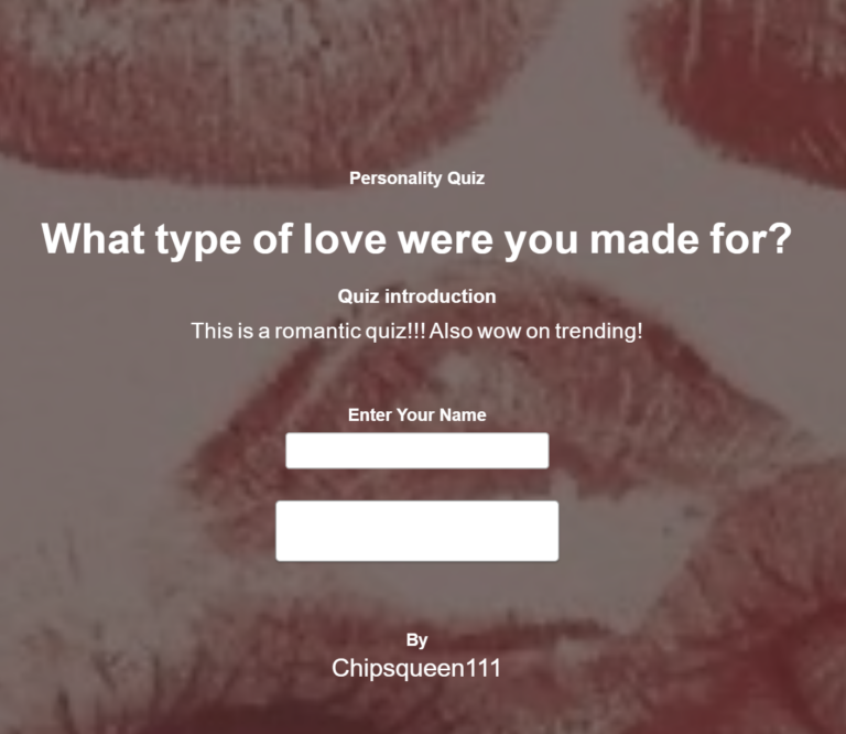 What type of love were you made for?