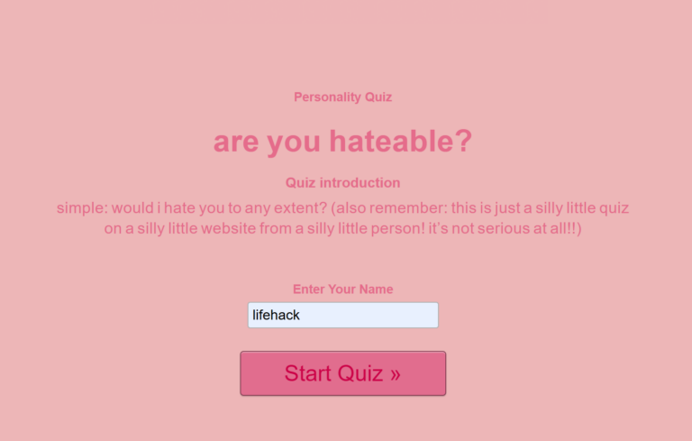 are you hateable?