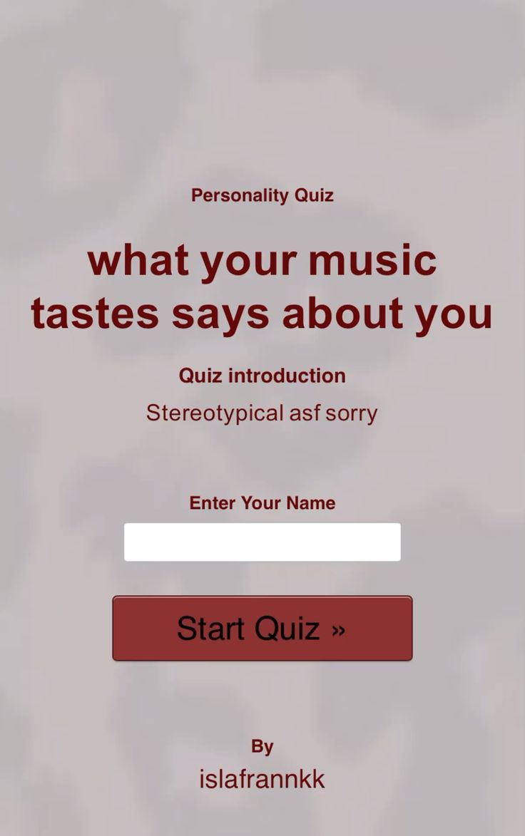 what your music tastes says about you
