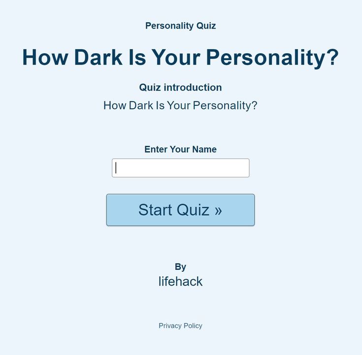 How Dark Is Your Personality?