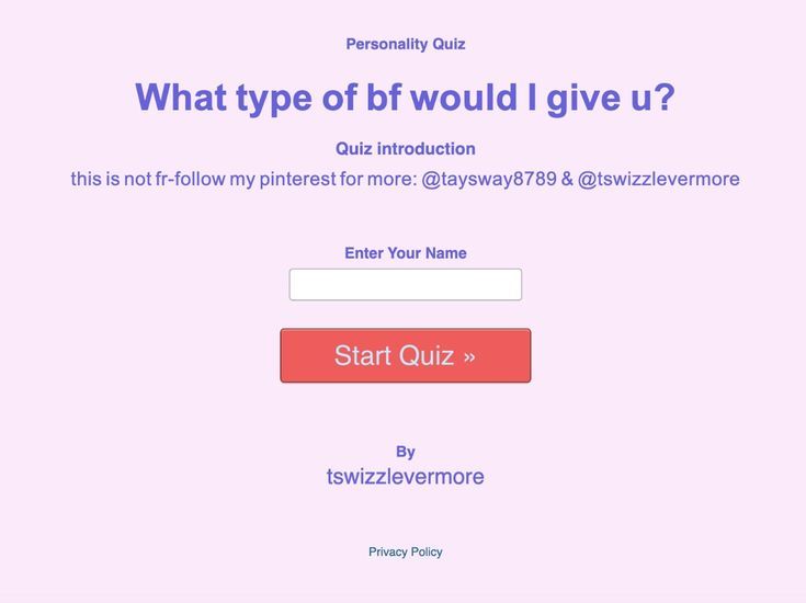 What type of bf would I give u?
