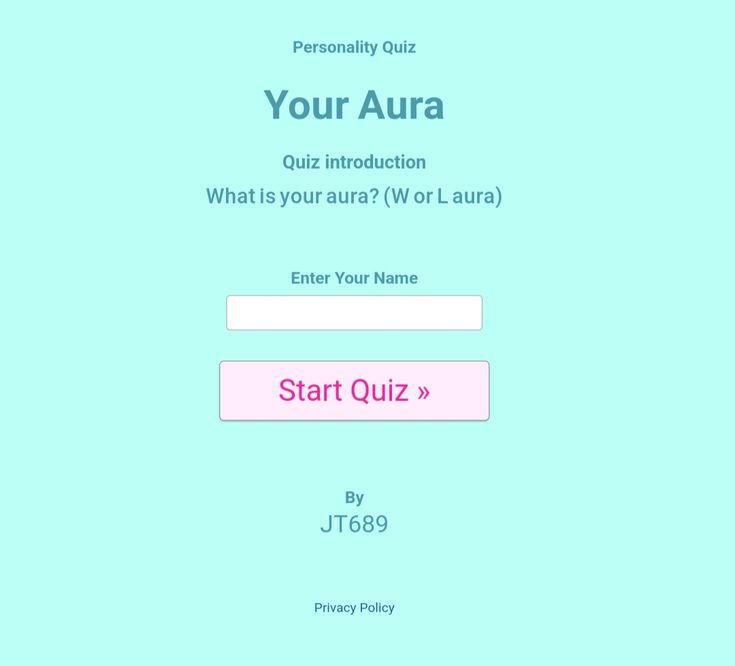 What is your aura? (W or L aura)