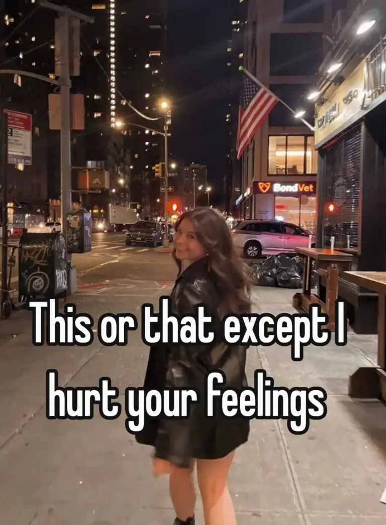 this or that except I hurt your feelings