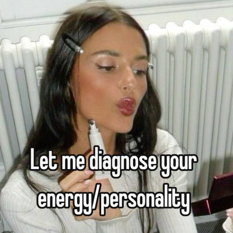 Let me diagnose your energy/personality