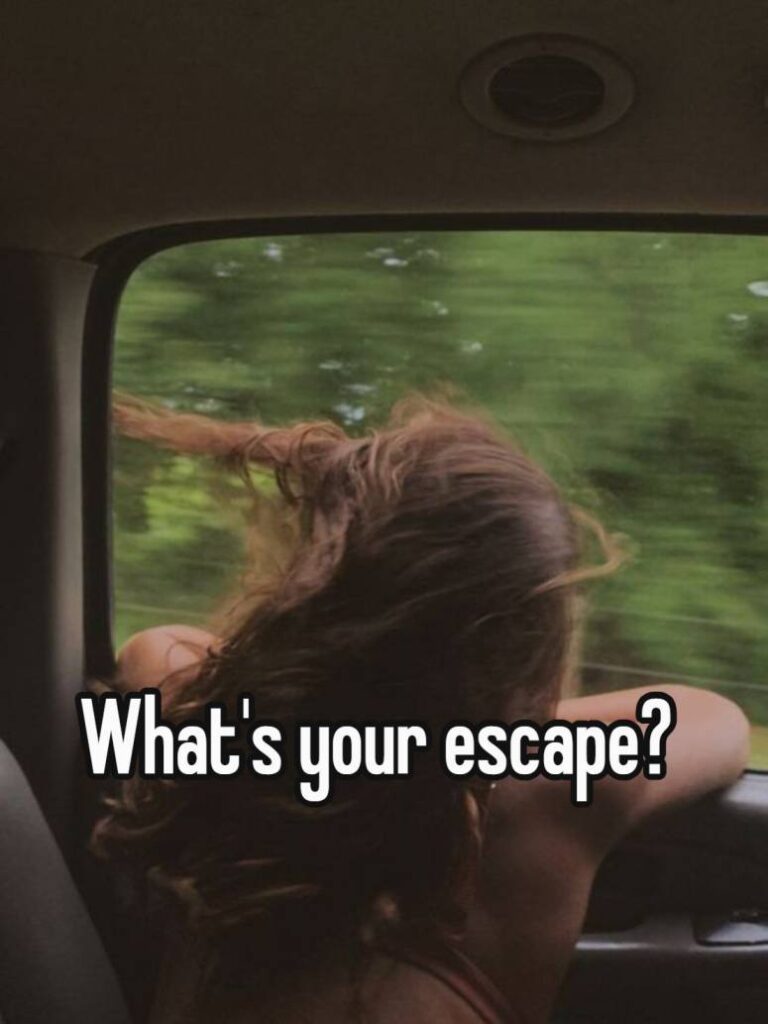 I got Theme park… What’s your escape?