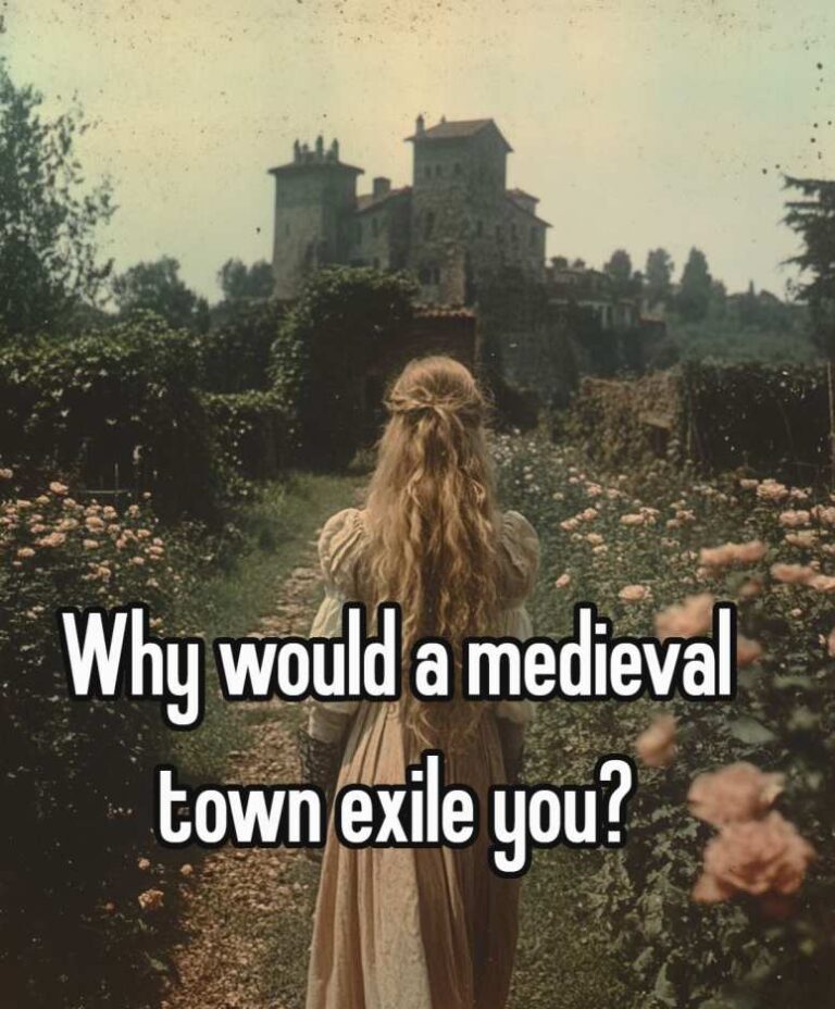 Why would a medieval town exile you?