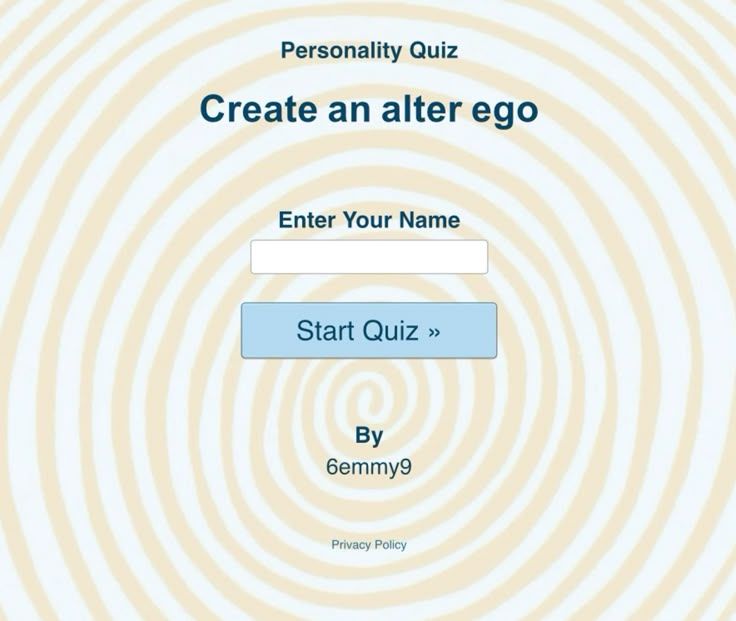 Create an alter ego