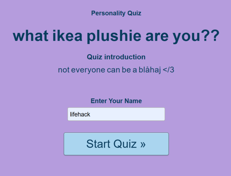 what ikea plushie are you??