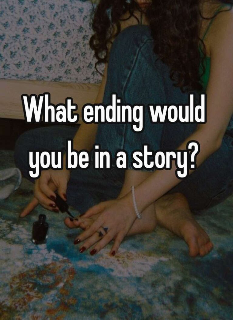 what ending would you be in a story?