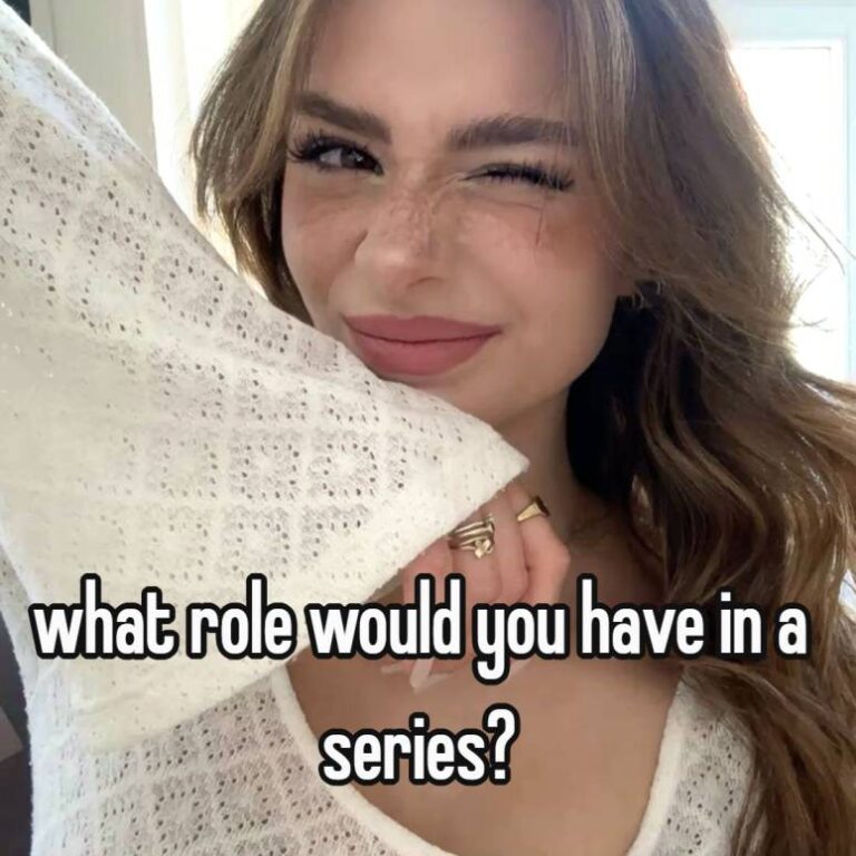 what role would you have in a series?