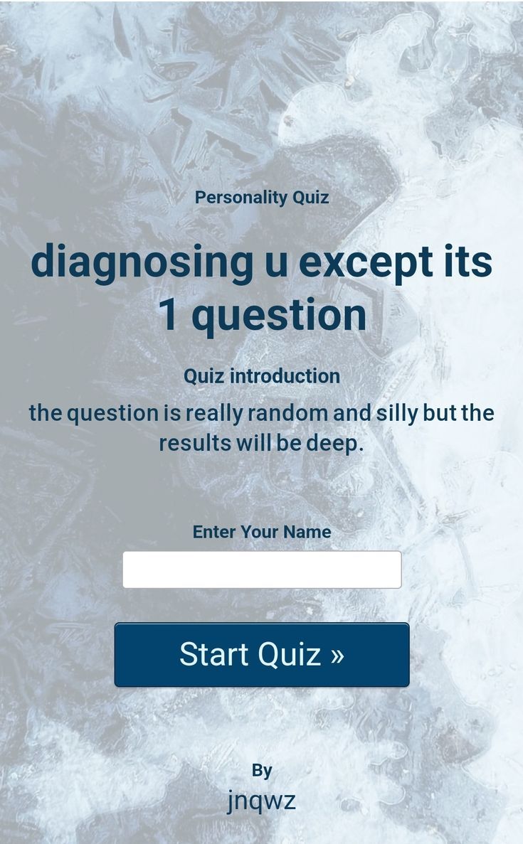 diagnosing u except its 1 question