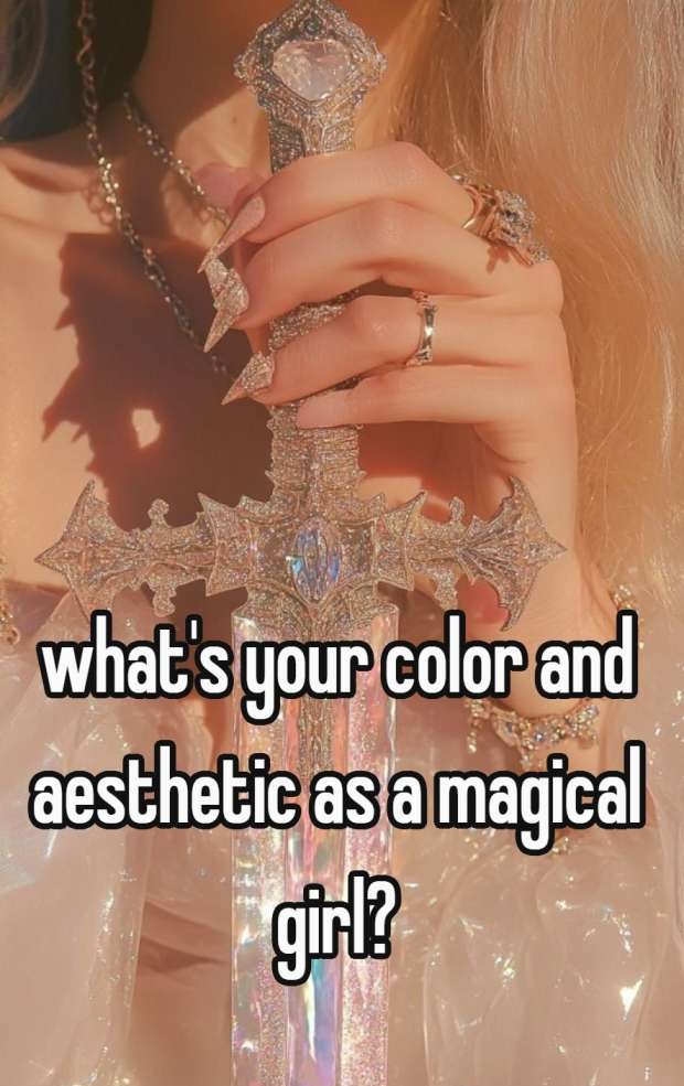 what’s your color and aesthetic as a magical girl?