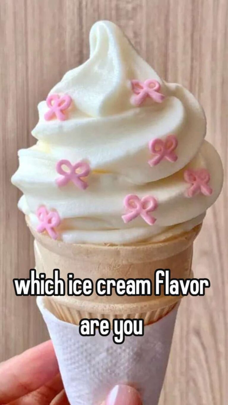 which ice cream flavor are you (but it isn’t about ice cream)