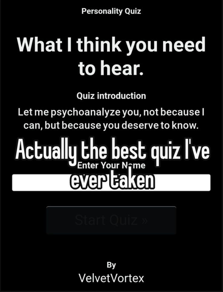 What I think you need to hear