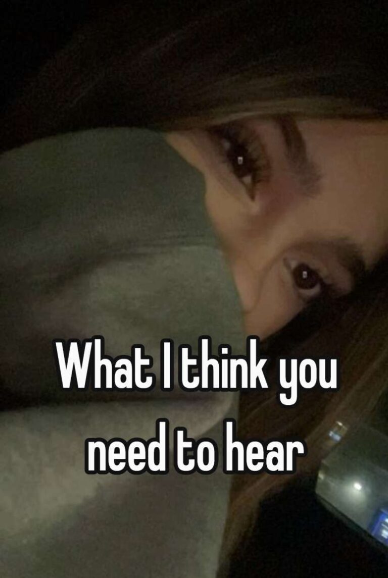 What I think you need to hear