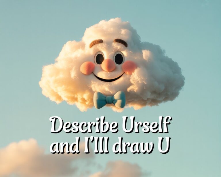 Describe urself and I’ll draw u