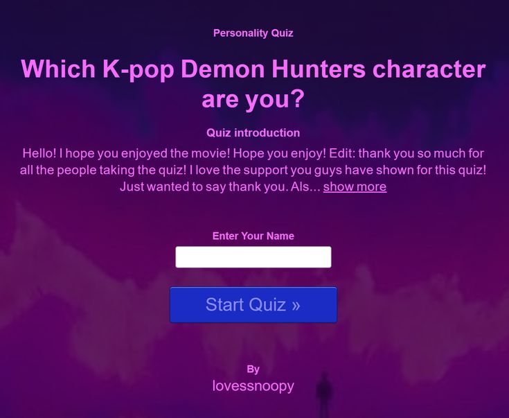 Which K-pop Demon Hunters character are you?