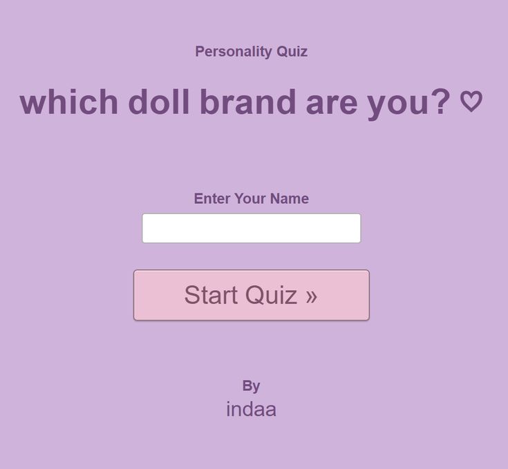 which doll brand are you?