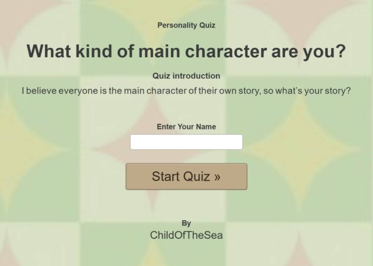 What kind of main character are you?