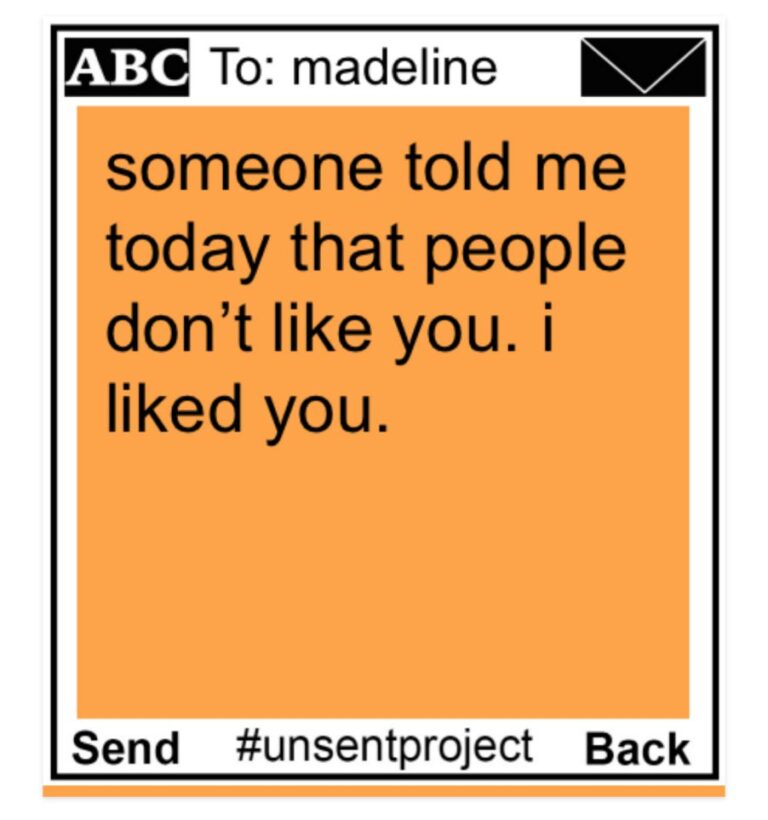 what’s your unsent message?