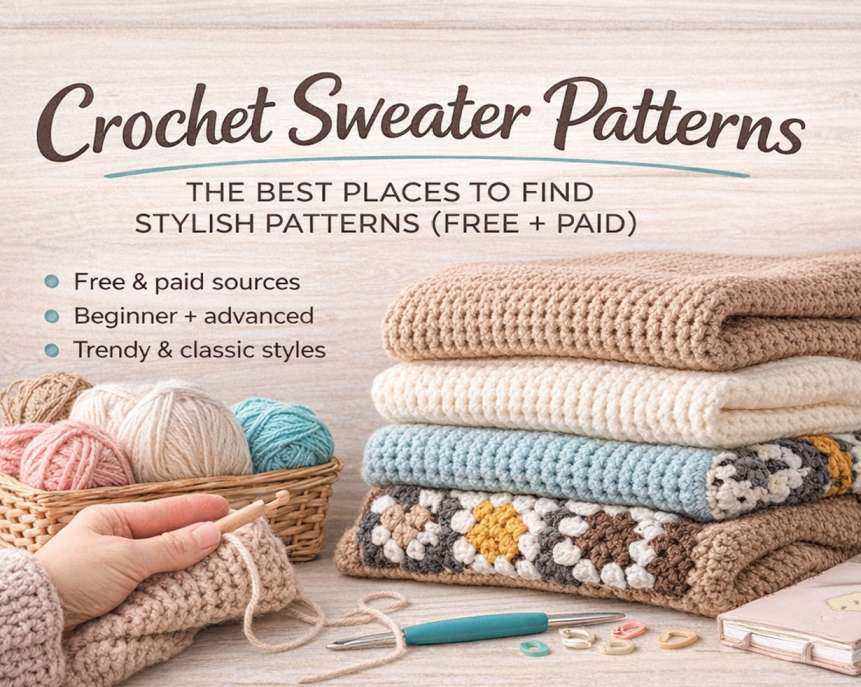 crochet sweater patterns