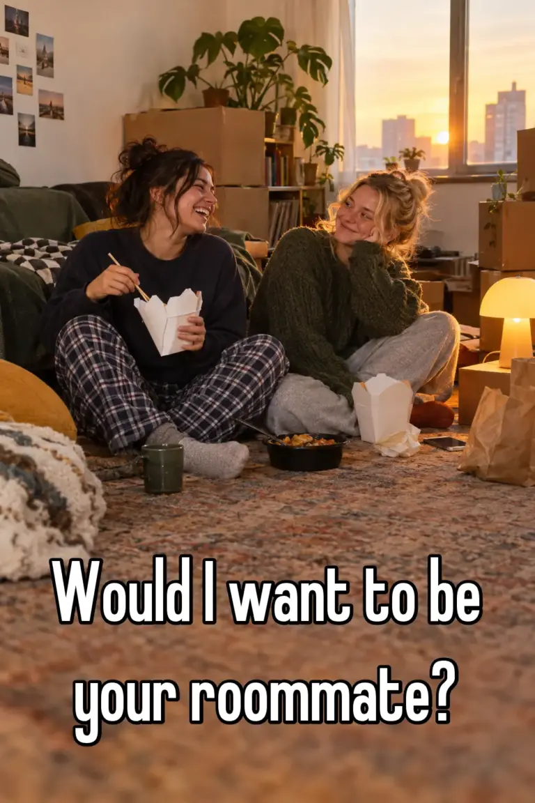 Would I want to be your roommate?
