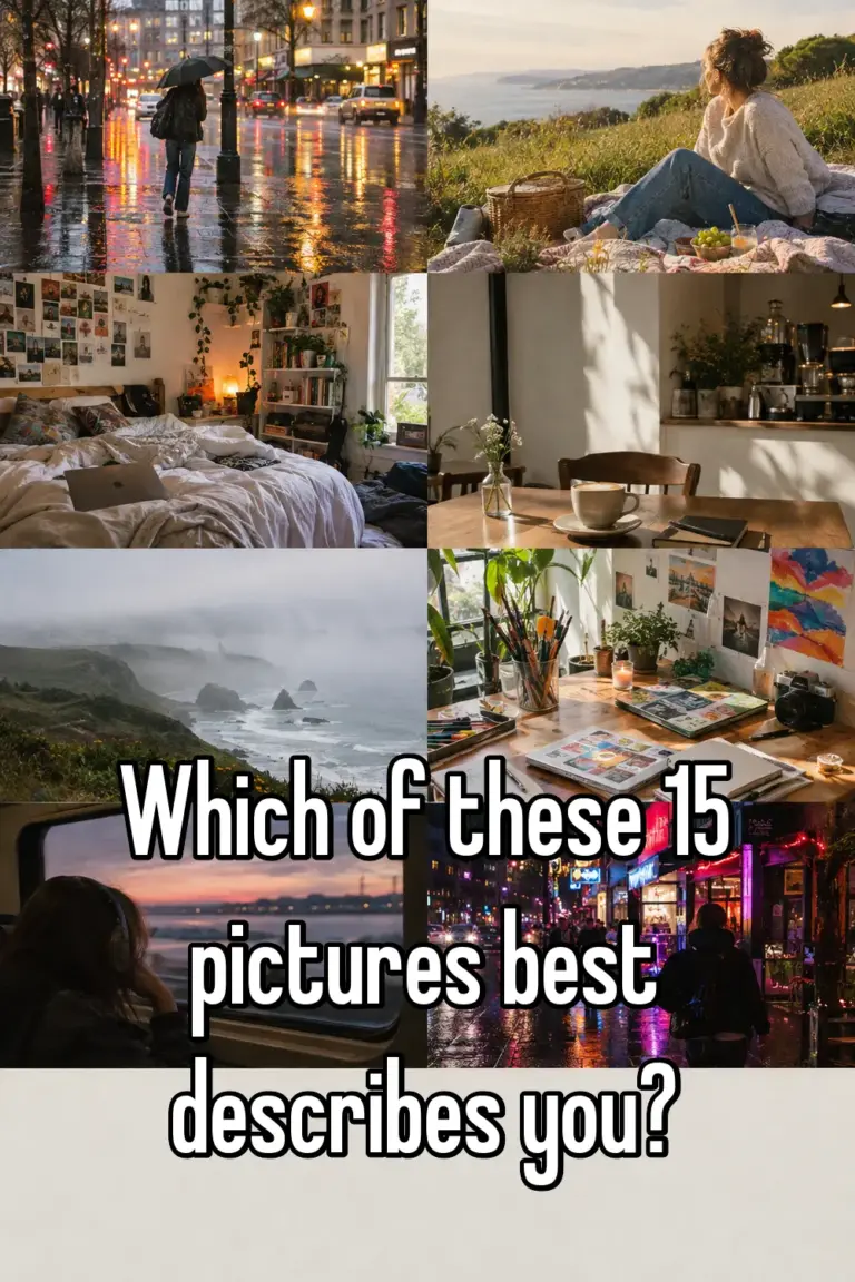 Which of these 15 pictures best describes you?